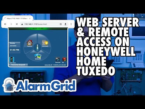 Honeywell Home Tuxedo: Setting Up Web Server & Remote Access