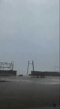 Fani cyclone hits ocean wave is like tsunami odissa bhubaneswar puri sea beech