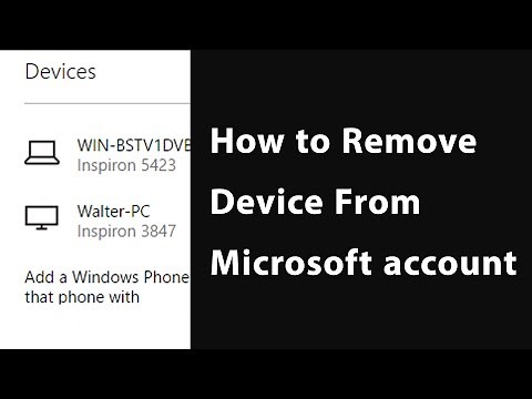 How to Remove Device From Microsoft account Step By Step