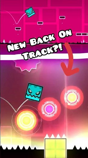 NEW BACK ON TRACK?! 🤯 #geometrydash #gd #backontrack