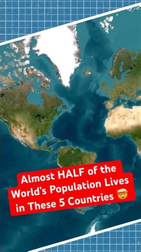 The 5 Most Populated Countries on Earth