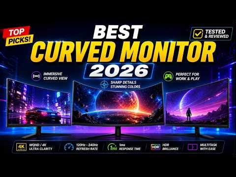 Best Curved Monitors 2026 | OLED, Ultrawide & Gaming Picks