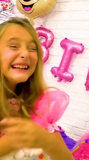 9.4K views · 75 reactions | Sasha and birthday party with surprise cake dress | Toys Review | Facebook