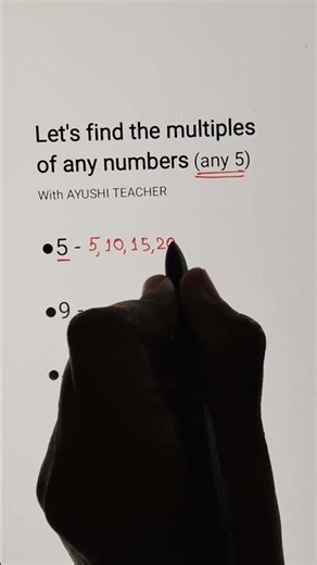 How to find multiples | Multiples kaise nikale #maths