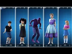 FNAF human model collection FNAF AR Workshop Animations