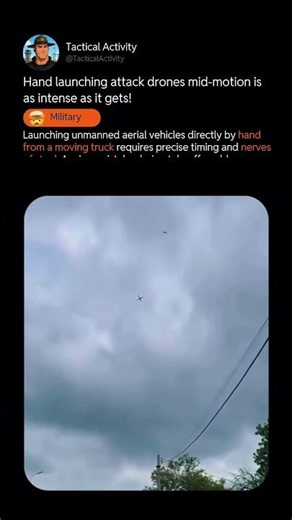 Drone Launch In Action