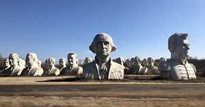Owner of presidential busts plans for the future of Williamsburg statues