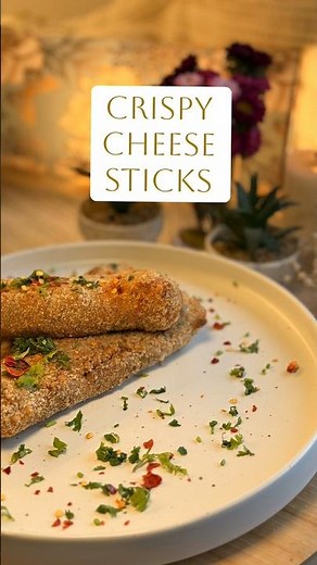 Crispy cheese sticks