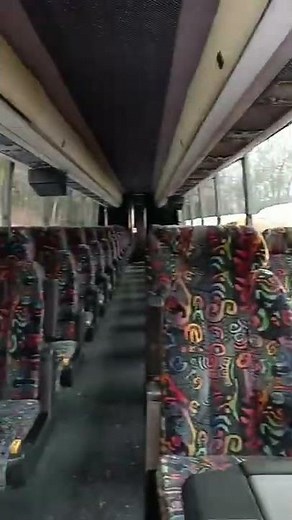 Inside a tour bus (coach bus )