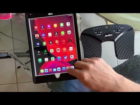 Using the Moukey Bluetooth pedal with Setlist Helper for Apple devices