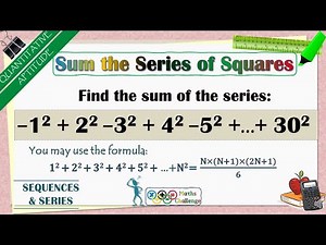 Find the sum of the Squares - Maths Tutorial
