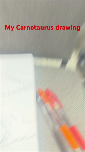 This is my Carnotaurus drawing #dino #Carnotaurus ￼￼