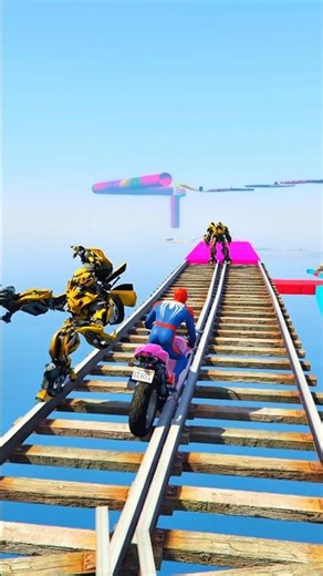 الرجل العنكبوت انقاذ باتمان Spider-Man Rescue batman vs iron man vs venom funny Game GTA 5 superhero