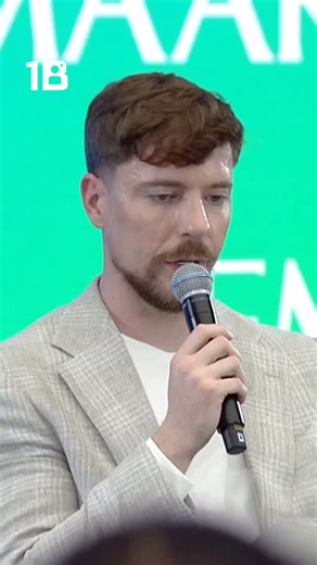 Mr Beast is at the 1 Billion Followers Summit in Dubai. He shares his thoughts on content creation as more than a money making platform #MrBeast #YouTuber #dubai #1billionfollowerssummit 📸 1 Billion Followers Summit | Expat Media