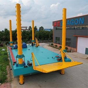 [Hot Item] China Excavator Dredging Modular Barge System Jack up Barge Modular Pontoon Barge