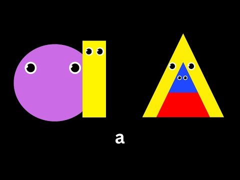 Uppercase and Lowercase ABC | ABC Phonics Song with Shapes | A is for Apple a a Apple Song