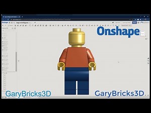Onshape - Lego Minifigure - Timelapse