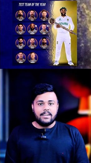 TEST TEAM OF THE YEAR 2025 - WTC Champion Temba Bavuma Leads