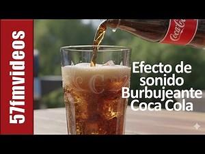 EFECTO DE SONIDO BURBUJEANTE COCA COLA COCA COLA BUBBLING SOUND EFFECT