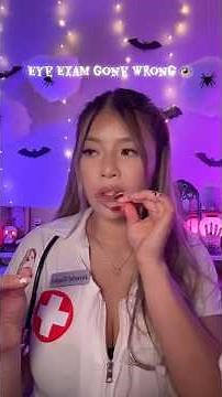 Eye Exam Gone Wrong 👁️ #asmr