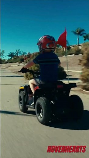 This is the HoverHearts EA500 Monster — a kids’ electric quad built for real riding.