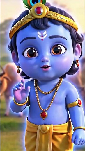 Immersive 4K Baby Krishna Moments: The Divine Childhood of Lord Krishna