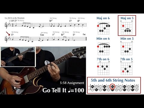1st Moveable Guitar Chords • Crash Course • 7 of 11 | Go Tell It