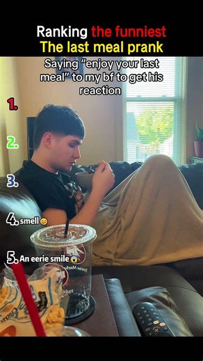 Ranking the funniest The last meal prank#actuacion #funny #gracioso