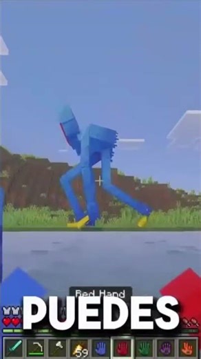 The epic battle against Huggy Wuggy in the water!