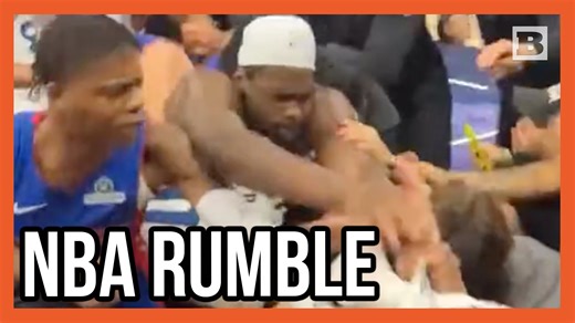 Players in the NBA from both the Pistons and Timberwolves were seen duking it out on the court, in Minneapolis, Minnesota, on Sunday. | Breitbart