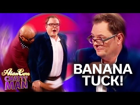 RuPaul CHARMS Alan By Teaching Him The Banana Tucking Technique | Alan Carr: Chatty Man