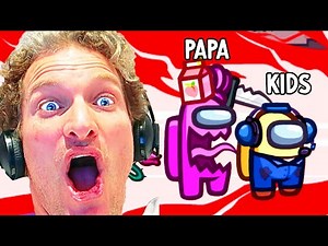 HIDE AND SEEK IN AMONG US *Papa Won* (hilarious) ...Gaming w/ The Norris Nuts