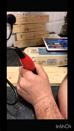 pyrography pen #pyrography #art #mrbeast #fun #shorts #satisfying