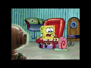 Spongebob caught by Gary