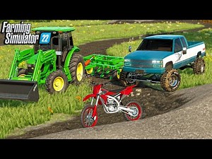 LANDSCAPING AN OLD PROPERTY INTO DIRT BIKE TRACK!