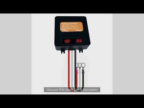 2X 12V Battery Balancer Solar Battery System Equalizer With LED Display For 24V 48V 60V 72V 96V Life