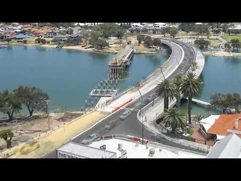 Mandurah Traffic Bridge timelapse
