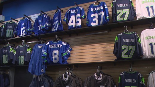 Thieves swipe $50,000 in Seahawks jerseys from Seattle small business