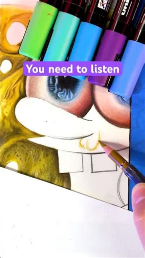 Craziest drawing of SpongeBob on the internet 🧽