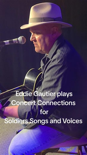 Eddie Gautier plays Concert Connections for Soldiers Songs and Voices. Full show with Joe Salafia airs Friday on our YouTube channelhttps://youtube.com/@concertconnections?si=wM26FwzNjAvLX0fM#concertconnections