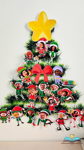 92K views · 131 reactions | Duendes de Natal  ITENS INCLUSOS: 28 duendes de natal para editar o rosto no Canva. 1 Árvore de Natal. FICHA TÉCNICA: Total de folhas A4 para a árvore: 9. ARQUIVO DIGITAL ▫️Painel em PDF para Imprimir. ▫️Recursos em PDF. #noitedenatal #luzesdenatal #lembrancinhasdenatal decoracaodenatal boasfestas feliznatal magianatalina | Palavrilhar | Facebook