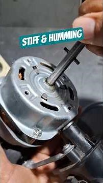 How to fix a stiff & humming electric fan #repair #fanrepair #electricfan #stif #humming #tutorials