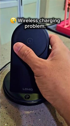Solution to the wireless charging problem. #humor #lifehacks #wireless #charging