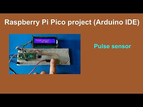 Raspberry Pi Pico pulse sensor demo | Arduino IDE