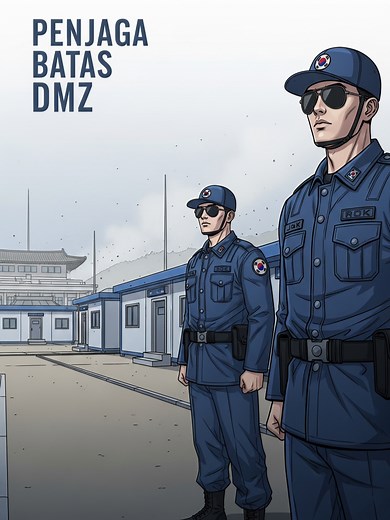 Kacamata Hitam Tentara Korea Selatan di DMZ