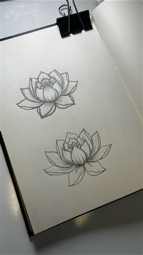 Belle🪻 | Easy lotus drawing tutorial 🪷 #lotus #flowerdrawing #howtodraw #drawingtutorials #easydrawings | Instagram