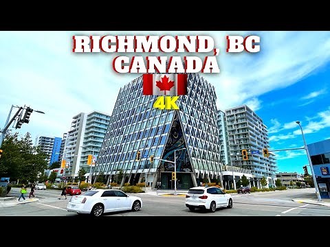 RICHMOND British Columbia, CANADA | 4K Driving Tour 🇨🇦