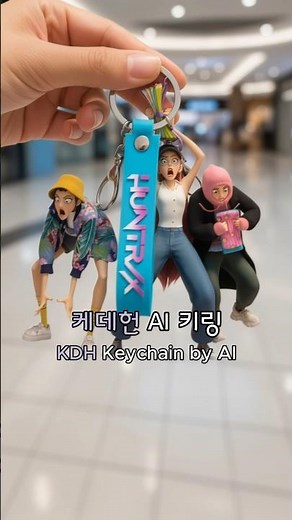 Kpop Demon Hunters Keychain v3 by AI. 케이팝 데몬 헌터스 AI 키링 #kpopdemonhunters
