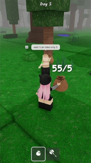 I PRANKED My BESTIE🤭🤭🤭 #roblox #robloxshorts #shorts #99nightintheforest