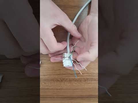 No Tool? No Problem! Easy RJ45 Keystone Jack Connection